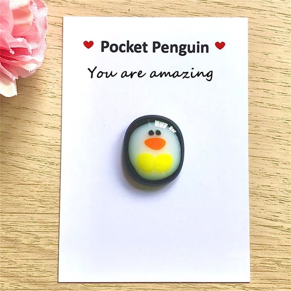 Quinlirra Easter Clearance Little Penguin Pocket Cute Pocket Penguin Toy, Special Birthday Wedding Party Valentine's Day Penguin Gift Gifts for Women
