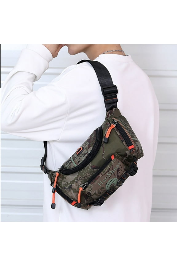Easter Gifts for Women and Men Multifunctional Outdoor Waist Bag Sports Men's One-shoulder Messenger Bag Chest Bag Riding Mountaineering Large-capacity Waist Bag
