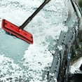 thumbnail image 1 of Todaioua Extendable Snow Pusher Brush & Detachable Ice Scraper for Cars | Aluminum Grip for Car, Truck, SUV | Safe on Auto Windshield & Windows | Wide Frost Remover for Semi & Small Vehicles, 1 of 6