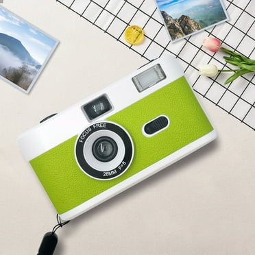 Half Frame Film Camera 35Mm Retro Film Camera Reusable Hd Gift Camera Focus-Free Built-In Flash Easy to Use. Film Aaa Battery Are Not Included hers Day Gifts