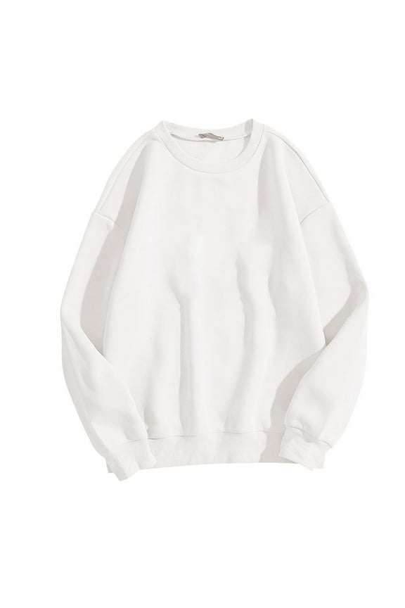 Mens Sweatshirts No Hood Man Winter Long Sleeve Solid Color Contrast Design Sweater Cardigan Size L White