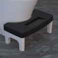 thumbnail image 1 of Quinlirra Portable Toilet Squatting Stool, Plastic Black, 1 of 6