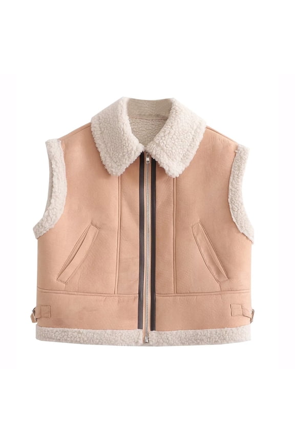 Puffer Vest Women Oversized Women's Warm Tank Top Coat Colored Sleeveless Casual Coat/Jacket