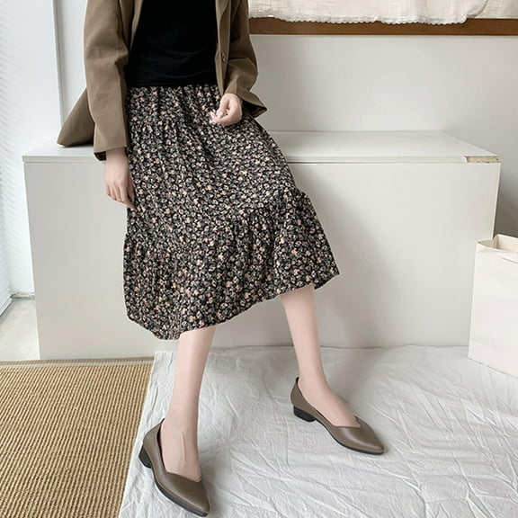 Todaioua Sandals Women Heels Chunky Low Heel Shoes Solid Color Office Lady Pumps Dress Shoes Birthday Gifts for Women