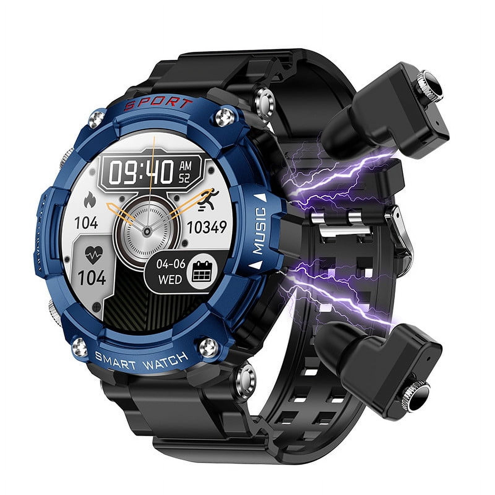 Todaioua Smart Watch, Bluetooth Headset, Three in One Call, Music