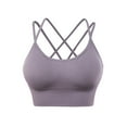 thumbnail image 1 of Quinlirra Sport Bras for Women Clearance Woman Bras with String Quick Dry Shockproof Running Fitness Large Size Underwear, 1 of 8