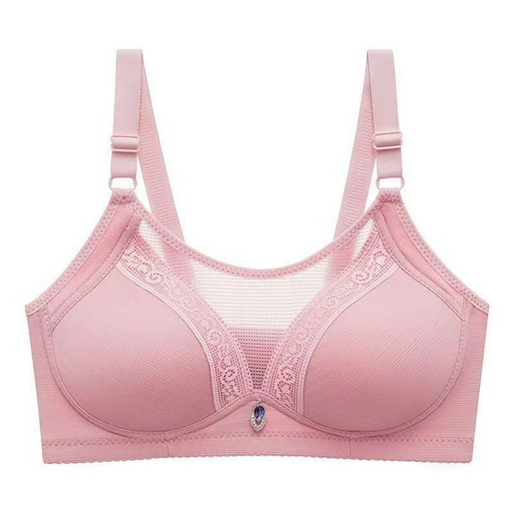 Quinlirra Sport Bras for Women Clearance Woman's Comfortable Lace Breathable Bra Underwear No Rims