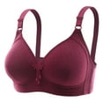 thumbnail image 1 of Quinlirra Sport Bras for Women Clearance Woman's Embroidered Glossy Comfortable Breathable Bra Underwear No Rims, 1 of 3