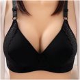 thumbnail image 1 of Quinlirra Sport Bras for Women Clearance Women's Thin Large Size Breathable Gathered Underwear Women's Non-steel Bra Daily Bra, 1 of 4