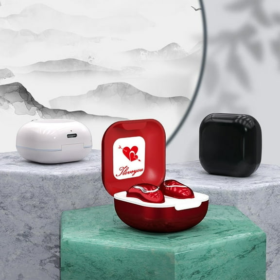 Todaioua Wireless Earbuds Valentine'S Day In-Ear Mini Headset Bluetooth 5.1Sport Headset Portable Bluetooth Birthday Gifts for Women