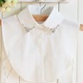 thumbnail image 1 of Todaioua Women Fake Collar Detachable Collar Blouse Half Shirts Faux False Collar Summer Fridays Travel Essentials, 1 of 5
