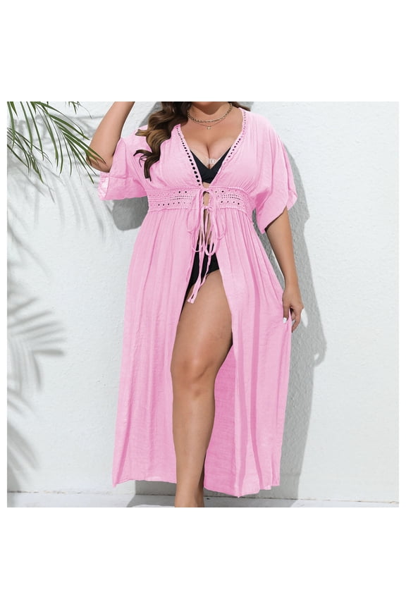 Womens Bathing Suit Bikini Swimsuit Coverup Beach Tassels Loose Hollow out Cover Up Coat Cardigan Summer Fridays Travel Essentials