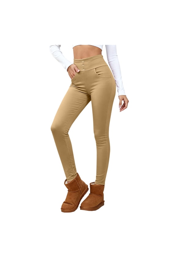 Quinlirra Womens Capri Pants Clearance Under 5$ Women's Fashion Solid Color Cute Cats Print Leggings With Yoga Sport Elastic Pants