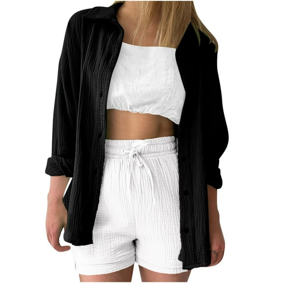 Quinlirra Womens Sweaters Cardigan Women's Long Sleeved Shirt Top