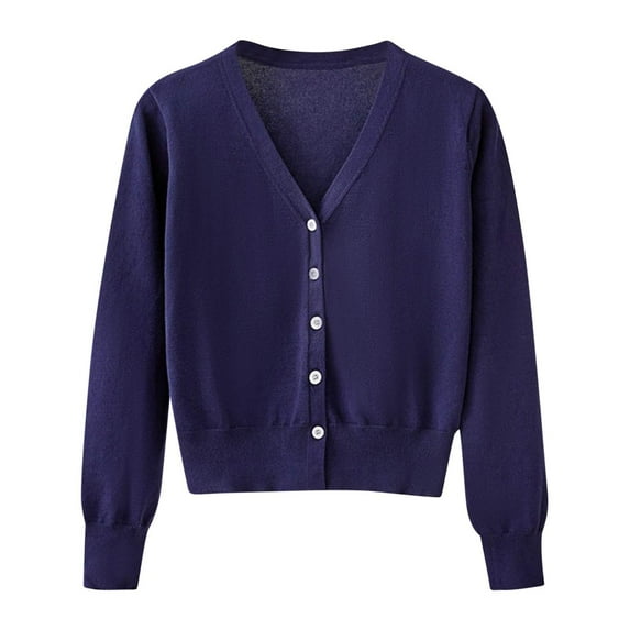 Quinlirra Womens Sweaters Cardigan Women's New Spring And New Women's Sweater Cardigan V-neck Long Sleeve Plus Oversize Women's Cardigan Knitted Outer