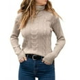 thumbnail image 1 of Quinlirra Womens Sweaters Dressy Casual Women Casual Fashion Pullover Long Sleeve Round-Neck Sweater, 1 of 1