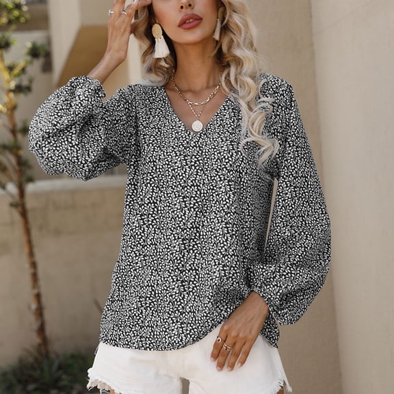 Quinlirra Womens Tops Bohemian Style Summer Embroidery Beach V--Neck Blouse Upgraded Mothers Day Gifts