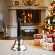 Quinlirra Wooden Handle Hand Cranking Bell Gold And Bell Decorative Items Class Ordering And Summoning Bell Gifts For Women Gifts For Men Halloween Gifts