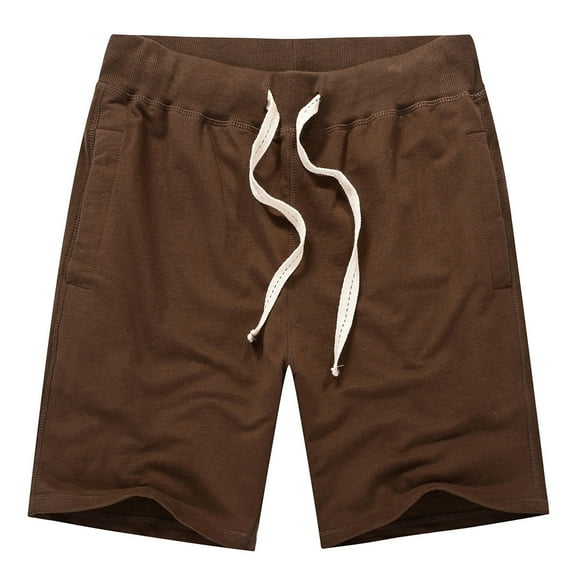 Quinlirra short pants for men fashion All Cotton Men's Loose Sports Shorts With A Five Piece Waist And Drawstring Casual Shorts For Men