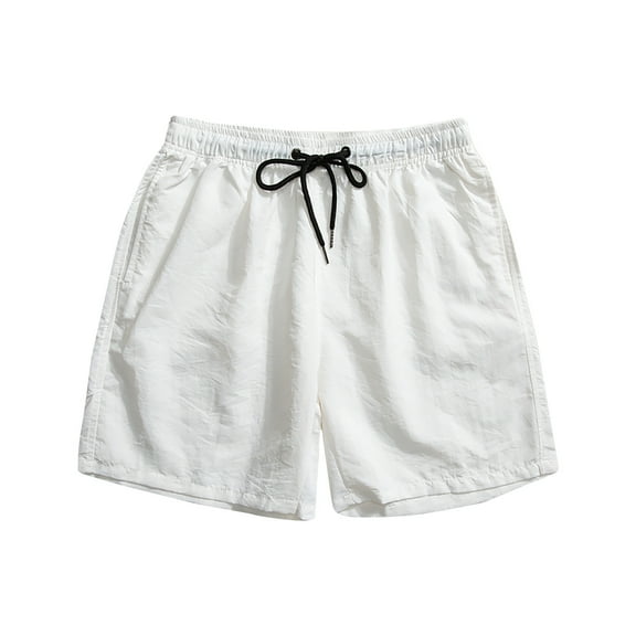 Quinlirra short pants for men jeans Men's Holiday Solid ColorSpecial Print Beach Casual Trouser Shorts.