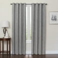 thumbnail image 1 of Quinn Blackout Single Curtain Lined Grommet Panel, 50" x 95", Gray, 1 of 5