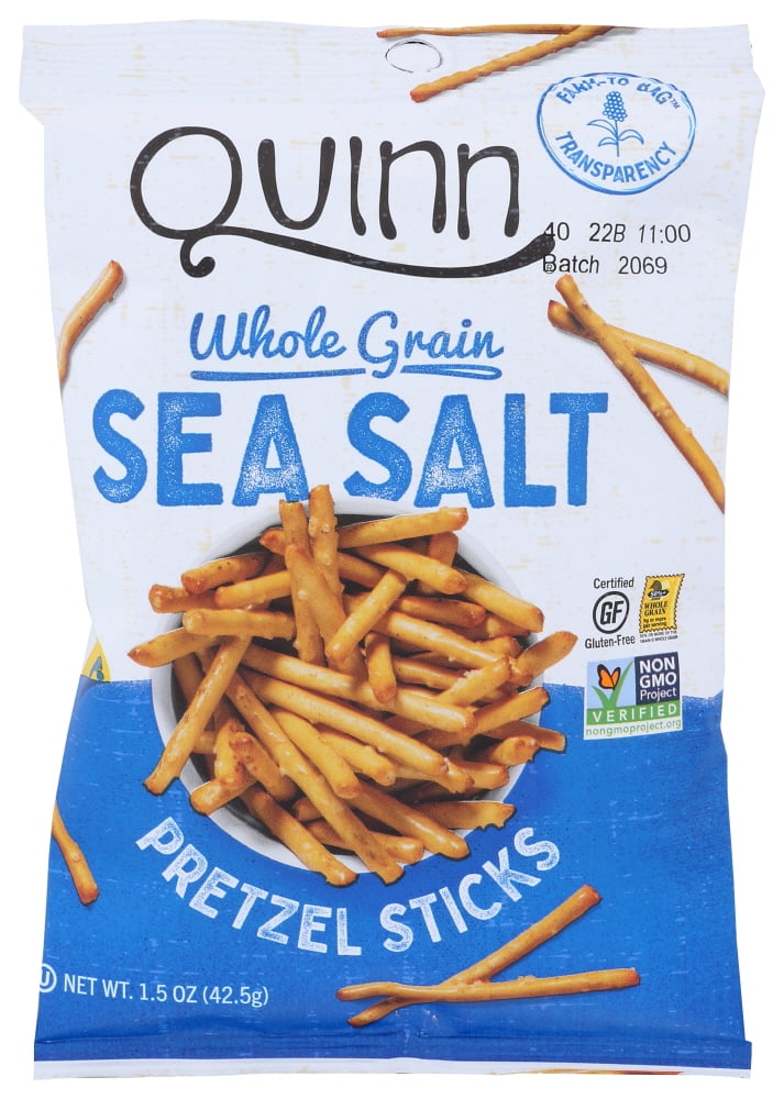 Quinn Pretzel Sticks Classic Sea Salt , 1.5 Oz