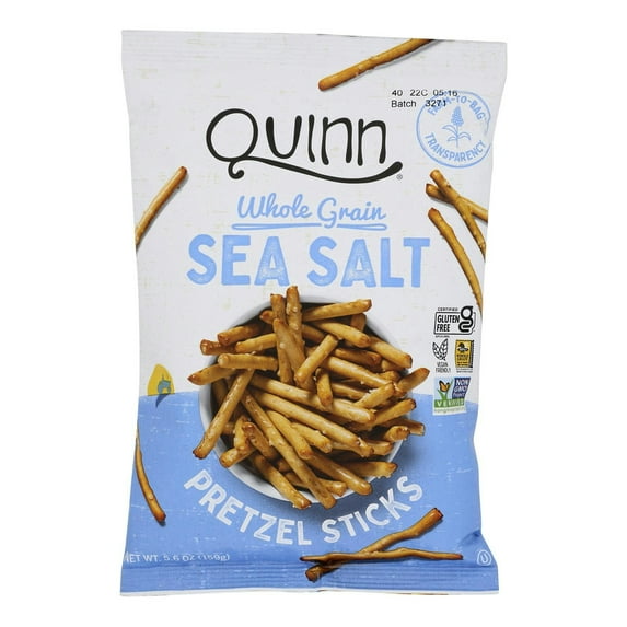 Quinn Pretzels Sea Salt 5.6 oz (Pack Of 8)