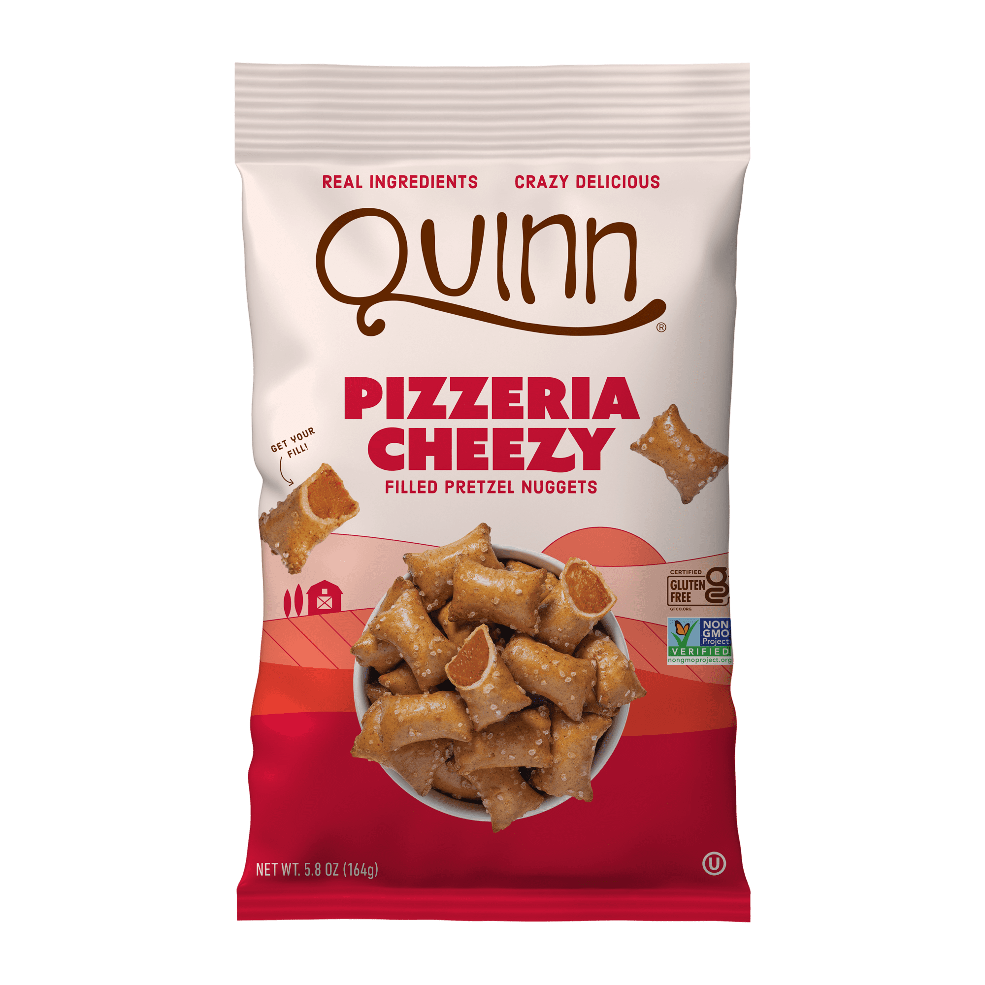 Quinn Snacks Plant-Based Cheezy Filled Pretzel Nuggets 5.8 oz