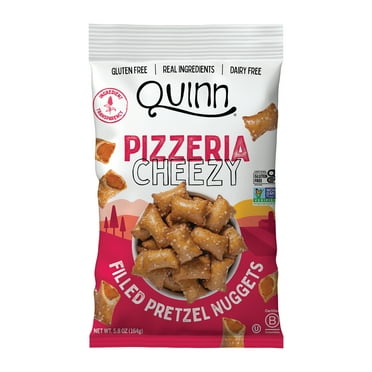 Quinn Snacks Plant Based Cheezy Pizzeria Style Filled Pretzel Nuggets, Gluten Free, 5.8 oz, 1 Count