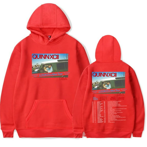 Quinn XCII Look I'm Alive Tour Hoodies Merch Men/Women Unisex Long Sleeve Sweatshirt Pullover Streetwear