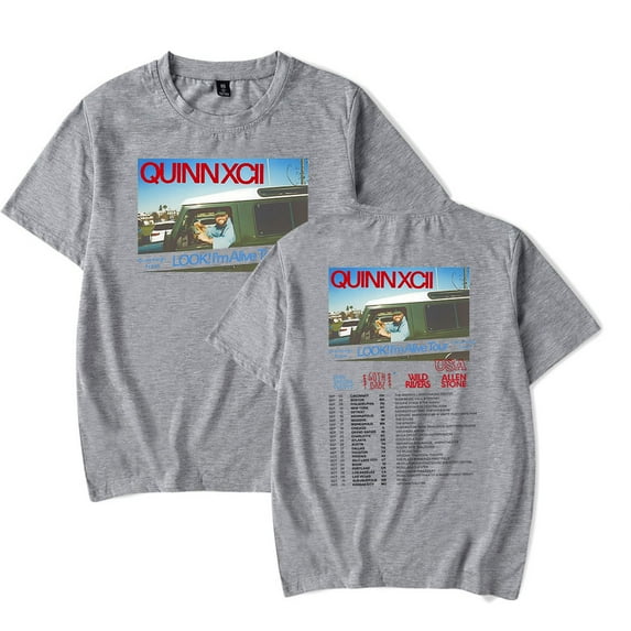 Quinn XCII Look I'm Alive Tour T-Shirt Merch For Women/Men Unisex Summer Short Sleeve Tshirt Fashion Streetwear