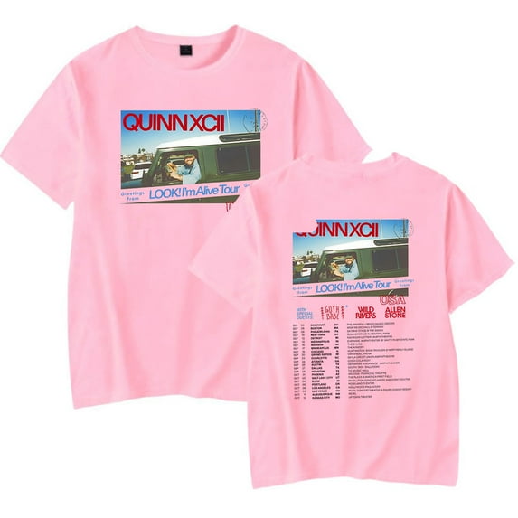Quinn XCII Look I'm Alive Tour T-Shirt Merch For Women/Men Unisex Summer Short Sleeve Tshirt Fashion Streetwear