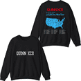 thumbnail image 1 of Quinn XCII Merch LOOK! I'm Alive Tour Crewneck Sweatshirt Men Women Long Sleeve, 1 of 2