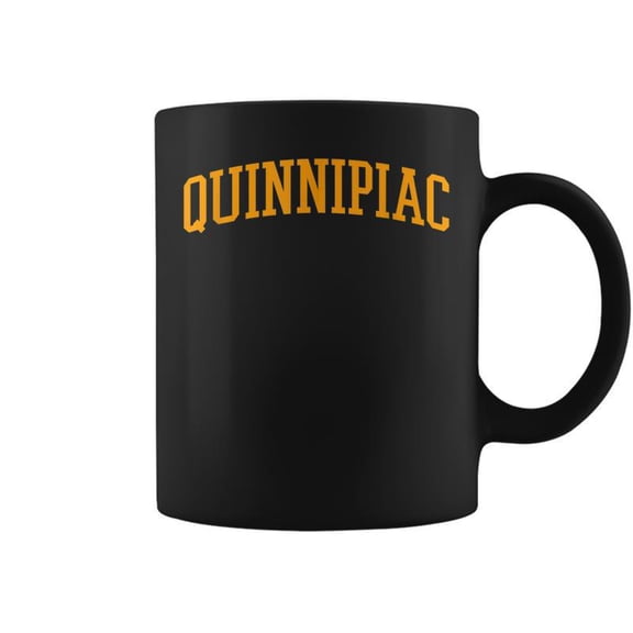 Quinnipiac Arch Retro University Style Coffee Mugs