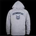 thumbnail image 1 of Quinnipiac University Bobcats Seal Hoodie, Heather Grey - Large, 1 of 1