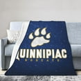 thumbnail image 1 of Quinnipiac University Logo Ultra-Soft Micro Fleece Blanket Soft Comfortable Flannel Blanket Available for Bed Couch Living Room, 1 of 6