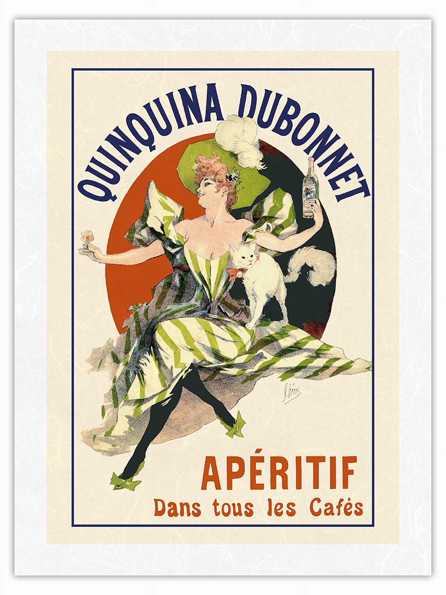 Affiche Publicitaire Quinquina Dubonnet 60x80 Cm - Déco Vintage Rétro, Neuve
