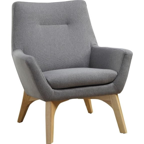 Quintessence Collection Upholstered Chair, Gray