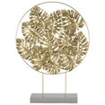 thumbnail image 1 of Quintus Gold Foliage Sculpture, 1 of 2