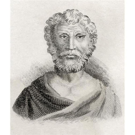 Quintus Junius Rusticus Born Circa. 100 Ad Died Circa. 170 Ad. Stoic Philosopher From The Book Crabbes Historical Dictionary Published 1825 Poster Print - 13 x 15
