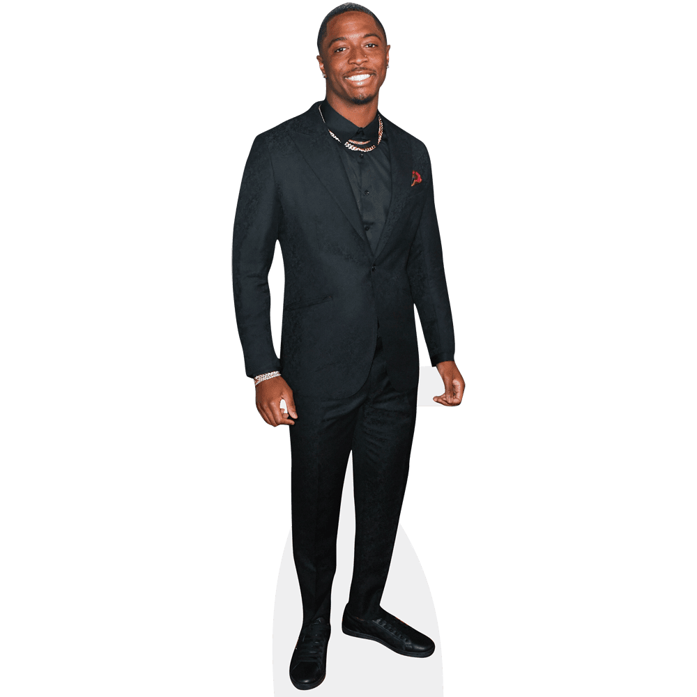 Quinyon Mitchell (Black Suit) Life Size Cutout. Standee. - Walmart.com