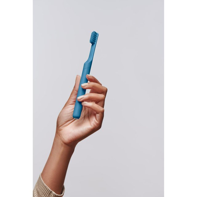 Quip 92000197 Adult Smart Electric Rechargeable Toothbrush, Ocean Blue