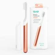 Quip Adult Electric Toothbrush رأس كامل ، مؤقت مدمج + حقيبة سفر ، معدن نحاسي