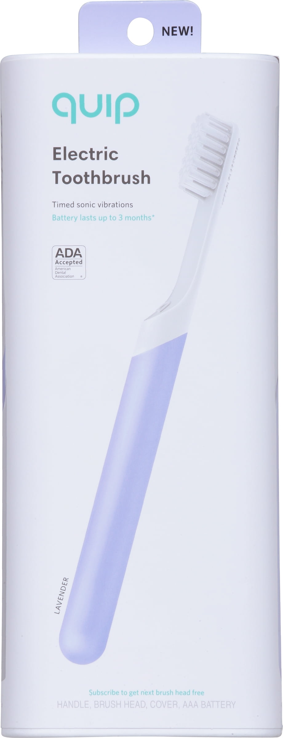 Quip Lavender Electric Toothbrush 1 ea