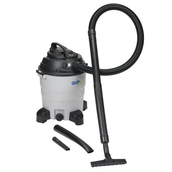 Quipall EC818-1200 1200-Watt 8.3 Gallon Plastic Tank Wet/Dry Vacuum