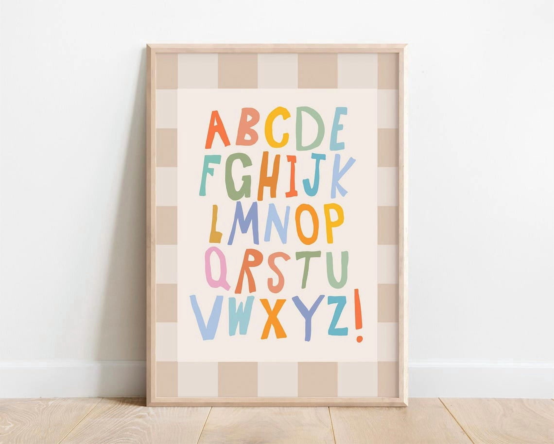 Quirky Alphabet Bold Playful ABC Nursery Poster , Poster Print Only ...