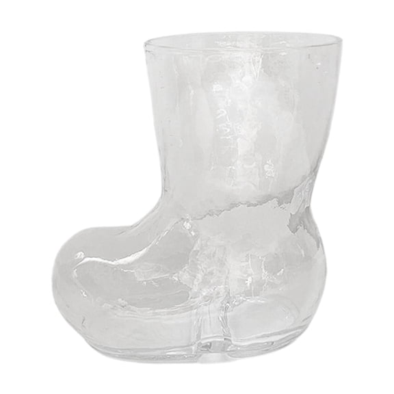 Quirky Boot Shaped Beer Mug Glass For Cold Drinks And Cocktails Transparent Crystal Shoe Design Novelty Cup