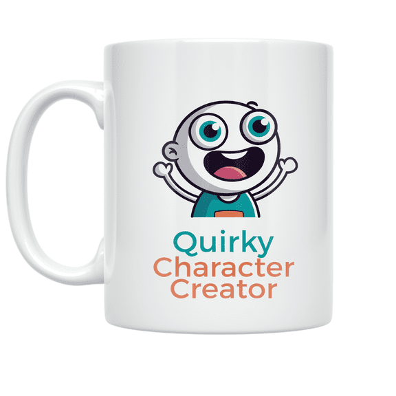 Quirky Character Creator Design - Character Design Enthusiast - 11 oz Ceramic Coffee Mug