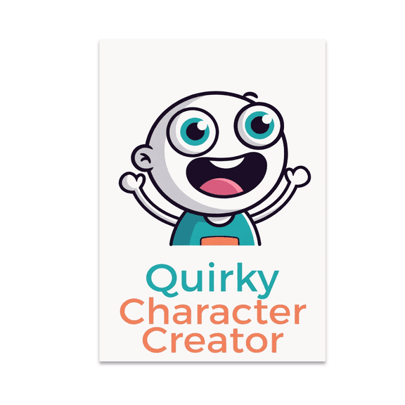 Quirky Character Creator Wall Art - Unique Decor Enthusiast - 13x19 Poster Print