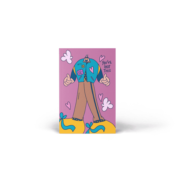 Quirky Colorful A5 Soft Cover Diary with 50 Ruled Pages